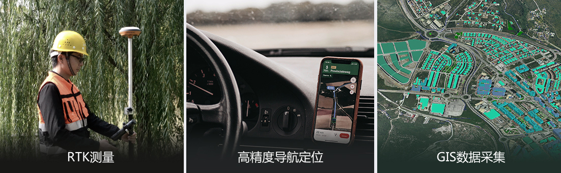 適用于RTK測量、高精度導航定位、GIS數(shù)據(jù)采集